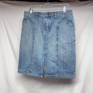 J. Crew Light Blue Denim Pencil Skirt